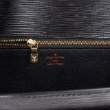 Louis Vuitton Noir Epi Leather Monceau Handbag
