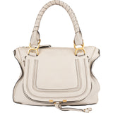 Chloé Grained Leather Marcie Satchel Handbag