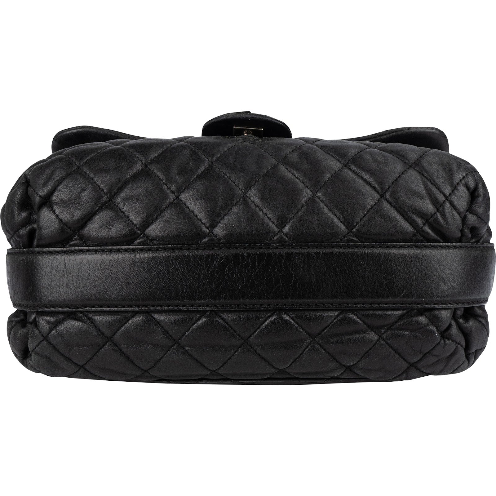 Chanel Quilted Lambskin Single Flap Crossbody Bag - vintageandkickz