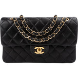 Chanel Quilted Lambskin Small Double Flap Shoulder Bag