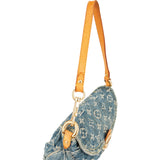 Louis Vuitton Monogram Denim Pleaty Shoulder Bag