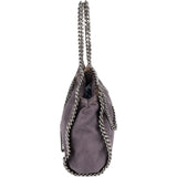 Stella McCartney Shaggy Falabella Fold Over Tote Crossbody Handbag