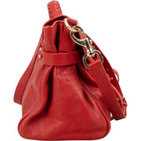 Mulberry Red Leather Alexa Satchel Handbag