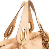 Chloé Beige Leather Paraty Handbag