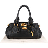 Chloé Black Leather Paddington Handbag
