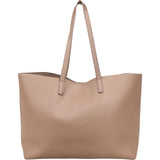 [🔄️B09 / F52] Saint Laurent Calfskin Leather Shopping Tote Handbag - vintageandkickz