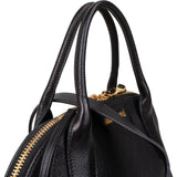 Miu Miu Grained Leather Dome Handbag