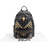 MCM Visetos Monogram Stark Studded Backpack