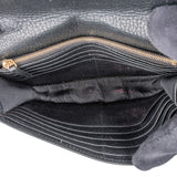 Gucci Grained Leather Interlocking GG Wallet On Chain Crossbody Bag