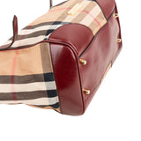 Burberry Haymarket Check Canterbury Tote Shoulder Bag