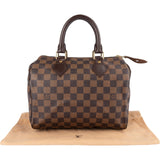 Louis Vuitton Monogram Damier Ebene Speedy 25 Handbag