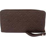 Louis Vuitton Leather Monogram Empreinte Zippy Wallet