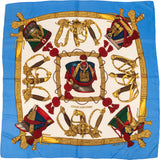Hermès Grand Uniforme Silk Carre 90 Scarf Tuch