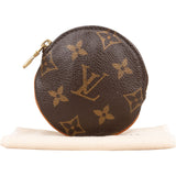 Louis Vuitton Monogram Canvas Round Coin Purse Wallet