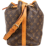Louis Vuitton Monogram Canvas Sac Noé Petit Shoulder Bag