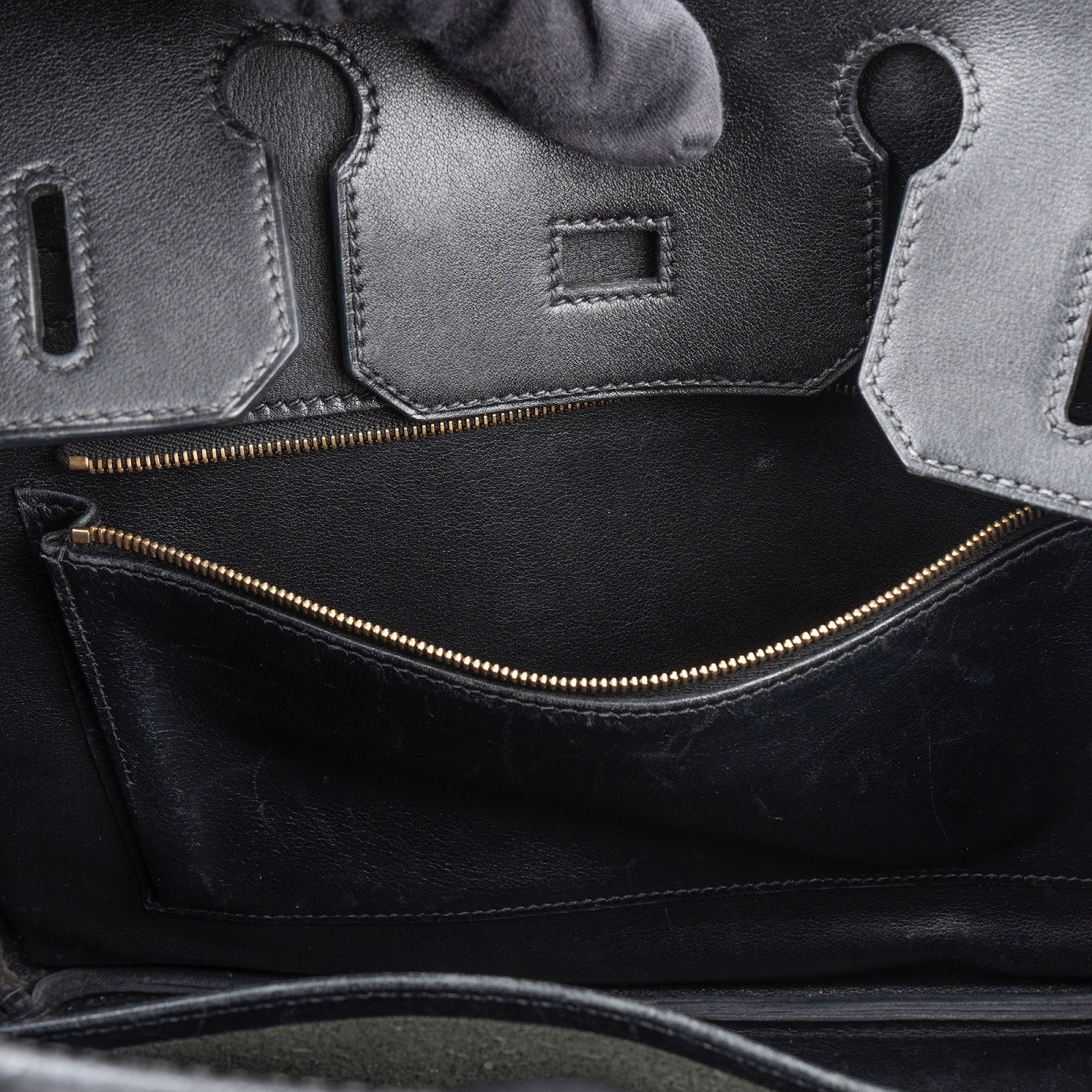 Hermès Noir Swift Leather Birkin 30 Handbag - vintageandkickz