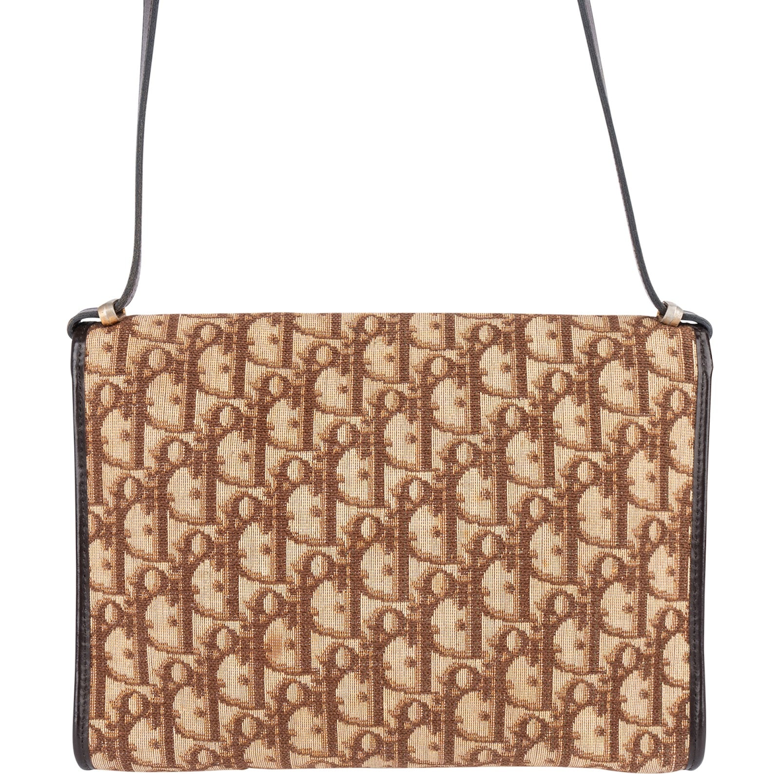 [🔄️B21 / F15] Dior Oblique Canvas Vintage Flap Shoulder Bag - vintageandkickz