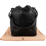 Louis Vuitton Noir Epi Leather Sac Noé Grande Shoulder Bag