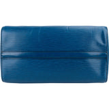 Louis Vuitton Blue Epi Leather Speedy 30 Handbag