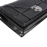Christian Dior Patent Micro-Cannage Leather Diorama Wallet On Chain Crossbody Bag