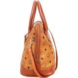 MCM Monogram Visetos Boston Handbag