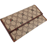 Gucci Monogram GG Supreme Canvas Heart Continental Wallet