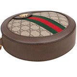 Gucci Supreme Monogram Ophidia GG Mini Round Crossbody Bag