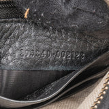Gucci Pebbled Calfskin Soho Wristlet Pouch Wallet