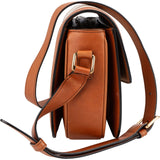 Celine Canvas & Calfskin Teen Triomphe Crossbody Bag