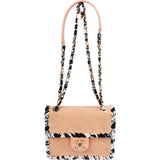 Chanel Stitching Suede Mini Rectangular Single Flap Crossbody Bag