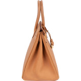 Hermès Natural Courchevel Leather Birkin 35 Handbag