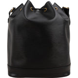 Louis Vuitton Noir Epi Leather Sac Noé Grande Shoulder Bag