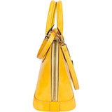 Louis Vuitton Monogram Yellow Vernis  Alma BB Handbag
