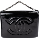 Chanel Patent Leather Timeless CC Flap Handbag
