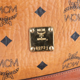MCM Monogram Visetos Heritage Drawstring Bucket Crossbody Bag