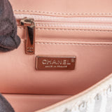 Chanel Vertical Striped Sequin Single Flap Crossbody Bag