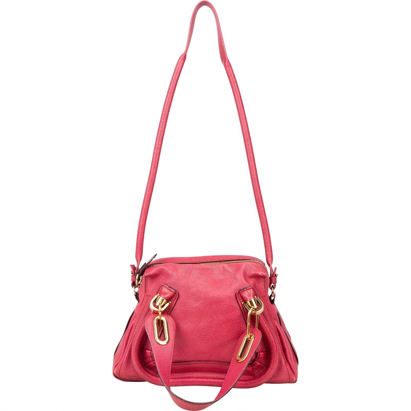 [🔄️B14 / F24] Chloé Pebbled Leather Paraty Handbag - vintageandkickz