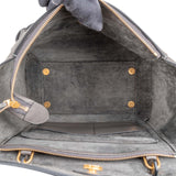 Céline Grey Leather Grained Calfskin Belt Bag Handbag
