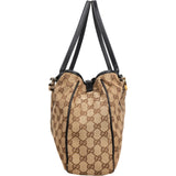 Gucci Monogram Canvas Twin GG Shoulder Bag