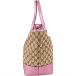 Gucci Monogram GG Heart Bit Tote Handbag - vintageandkickz