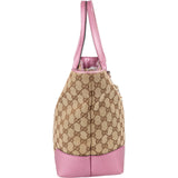Gucci Monogram GG Heart Bit Tote Handbag - vintageandkickz