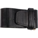 [🔄️B21 / F68] Louis Vuitton Noir Epi Leather Grip Griffklammer - vintageandkickz