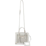 Balenciaga Woven Leather Classic City Square Tote Handbag