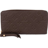 Louis Vuitton Leather Monogram Empreinte Zippy Wallet