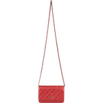 Chanel Quilted Lambskin Wallet on Chain Crossbody Bag - vintageandkickz