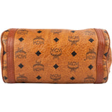 MCM Monogram Visetos Cylinder Bowling Crossbody Bag