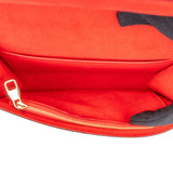 Louis Vuitton Rouge Leather Louise MM Crossbody Bag