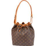 Louis Vuitton Monogram Canvas Sac Noé Petit Shoulder Bag
