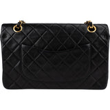 Chanel Quilted Lambskin 24K Gold Medium Double Flap Shoulder Bag