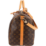 Louis Vuitton Monogram Canvas Keepall 50 Bandoulière Travel Bag